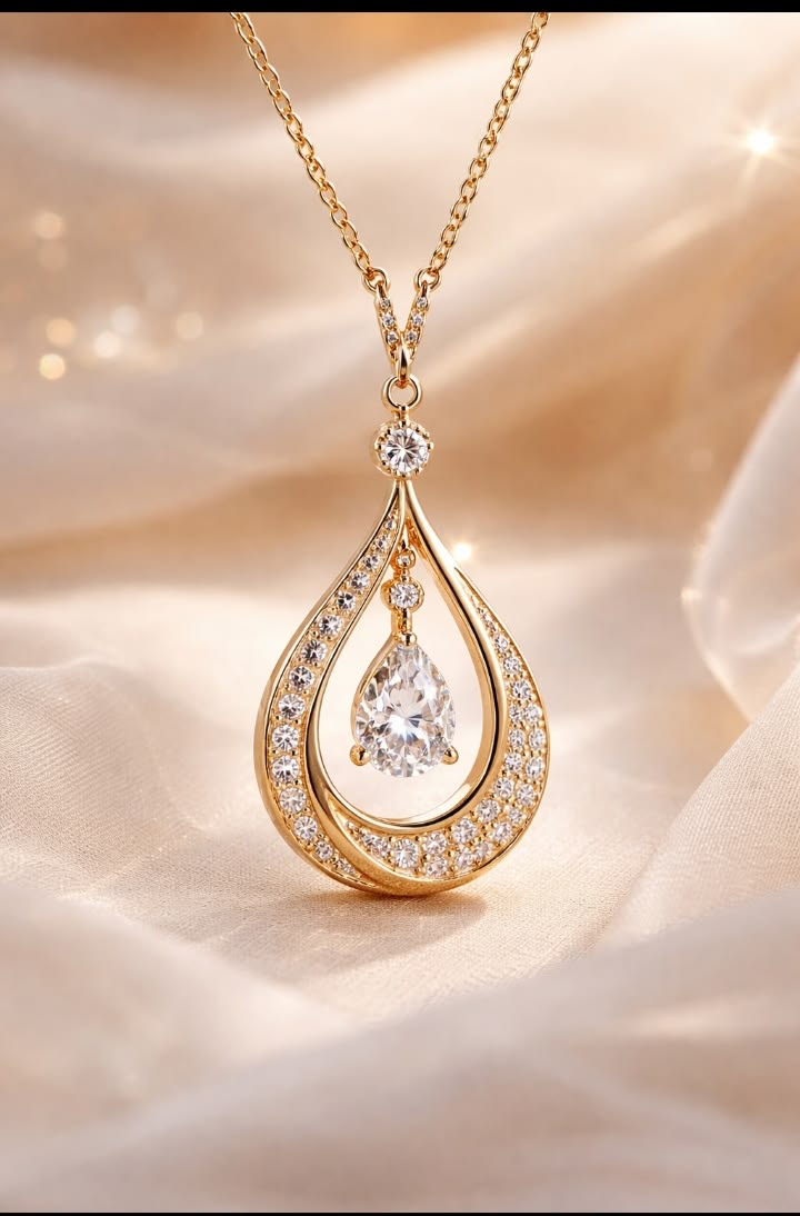 &ystal Quartz Pendant